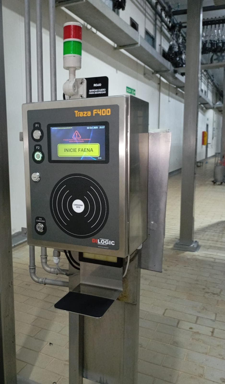 Terminal Traza F400 en planta