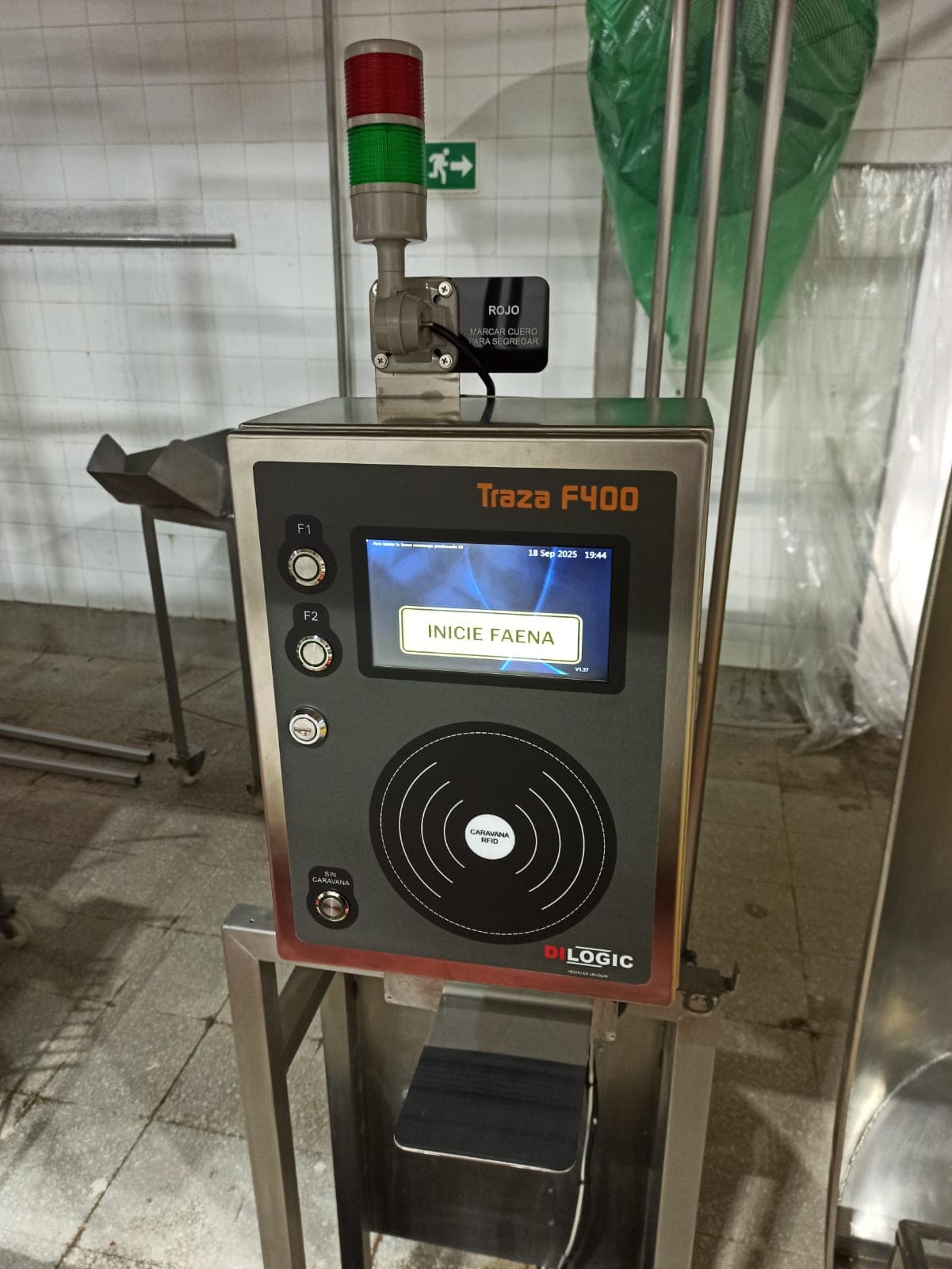 Traza F400 en planta